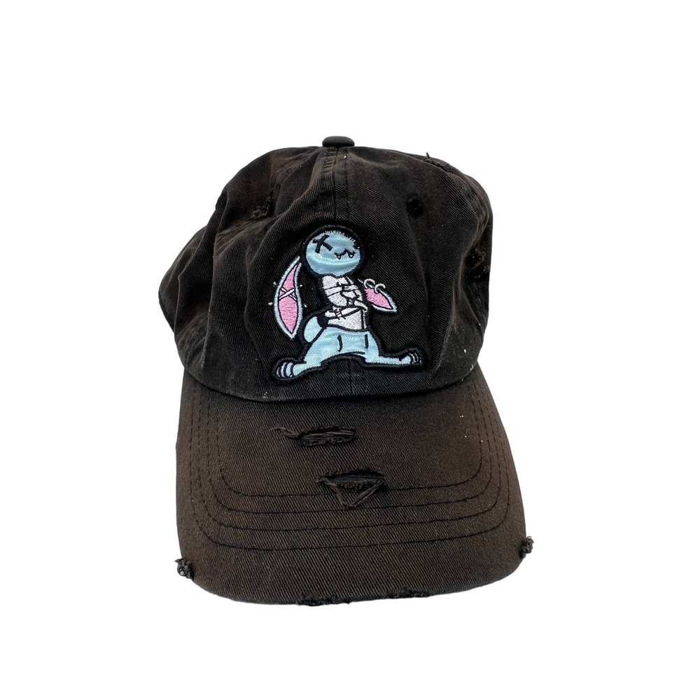 MUKA Bunny Streetwear Hip Hop Distressed Baseball Cap